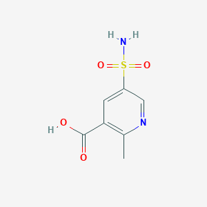 2-Methyl-5-sulfamoylpyridine-3-carboxylic acid