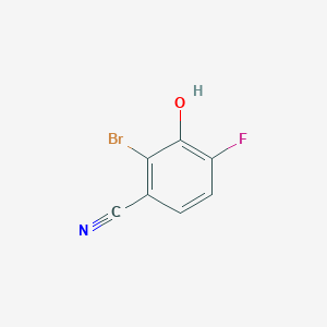 molecular formula C7H3BrFNO B1477946 2-Bromo-4-fluoro-3-hydroxybenzonitrile CAS No. 1805935-96-9
