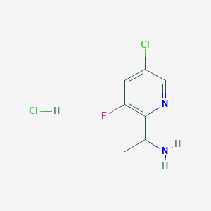 1-(5-Chloro-3-fluoropyridin-2-yl)ethanamine hydrochloride