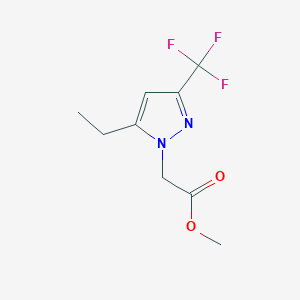 methyl [5-ethyl-3-(trifluoromethyl)-1H-pyrazol-1-yl]acetate