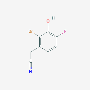 2-(2-Bromo-4-fluoro-3-hydroxyphenyl)acetonitrile