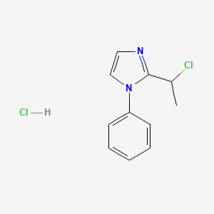 2-(1-chloroethyl)-1-phenyl-1H-imidazole hydrochloride