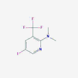 5-Iodo-N,N-dimethyl-3-(trifluoromethyl)pyridin-2-amine