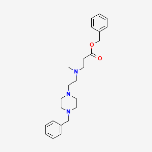 molecular formula C24H33N3O2 B1477962 3-{[2-(4-苄基哌嗪-1-基)乙基](甲基)氨基}丙酸苄酯 CAS No. 1924361-97-6
