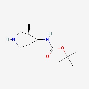 tert-butyl N-[rel-(1R,5S,6S)-1-methyl-3-azabicyclo[3.1.0]hexan-6-yl]carbamate