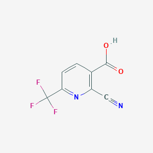 2-Cyano-6-(trifluoromethyl)nicotinic acid