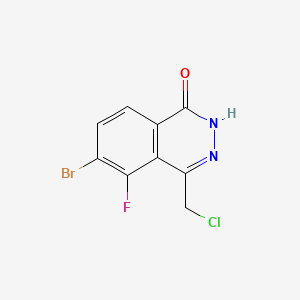 6-Bromo-4-(chloromethyl)-5-fluorophthalazin-1(2H)-one