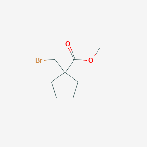 molecular formula C8H13BrO2 B1477974 1-(溴甲基)环戊烷-1-甲酸甲酯 CAS No. 1803571-92-7