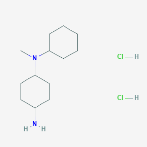 molecular formula C13H28Cl2N2 B1477980 N-Cyclohexyl-N-methylcyclohexane-1,4-diamine dihydrochloride CAS No. 2205311-54-0