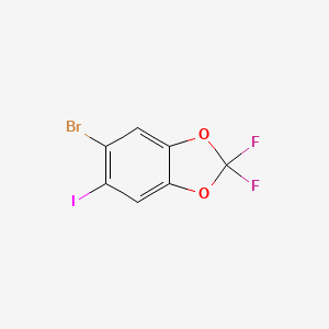 5-Bromo-2,2-difluoro-6-iodo-1,3-benzodioxole