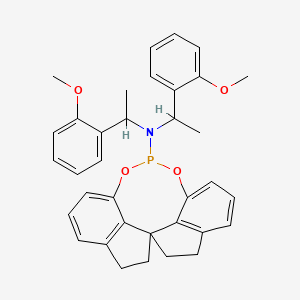 N,N-bis[1-(2-methoxyphenyl)ethyl]-4,5,6,7-tetrahydroiindeno[7,1-de:1',7'-fg][1,3,2]dioxaphosphocin-12-amine