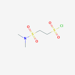 2-(Dimethylsulfamoyl)ethane-1-sulfonyl chloride