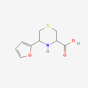 5-(Furan-2-yl)thiomorpholine-3-carboxylic acid