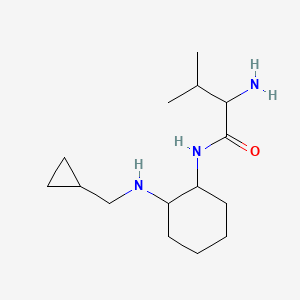 2-amino-N-[2-(cyclopropylmethylamino)cyclohexyl]-3-methylbutanamide