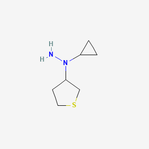 1-Cyclopropyl-1-(tetrahydrothiophen-3-yl)hydrazine