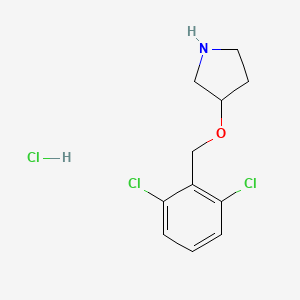 (S)-3-((2,6-Dichlorobenzyl)oxy)pyrrolidine hydrochloride