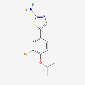 5-(3-Bromo-4-isopropoxyphenyl)thiazol-2-amine