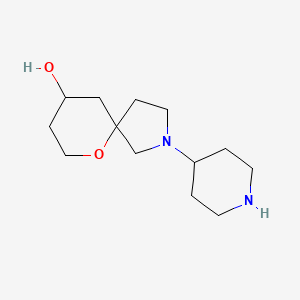 molecular formula C13H24N2O2 B1478013 2-(Piperidin-4-yl)-6-oxa-2-azaspiro[4.5]decan-9-ol CAS No. 2097945-46-3