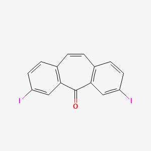 3,7-diiodo-5H-dibenzo[a,d][7]annulen-5-one