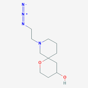 8-(2-Azidoethyl)-1-oxa-8-azaspiro[5.5]undecan-4-ol