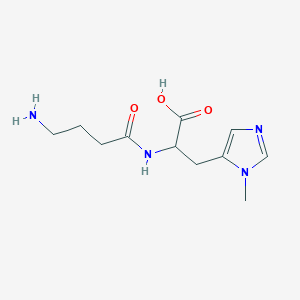 2-(4-Aminobutanoylamino)-3-(3-methylimidazol-4-yl)propanoic acid