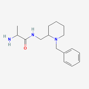 2-Amino-N-(((S)-1-benzylpiperidin-2-yl)methyl)propanamide