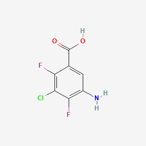 5-Amino-3-chloro-2,4-difluorobenzoic acid