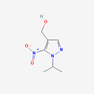 molecular formula C7H11N3O3 B14780381 (1-Isopropyl-5-nitro-pyrazol-4-yl)methanol 