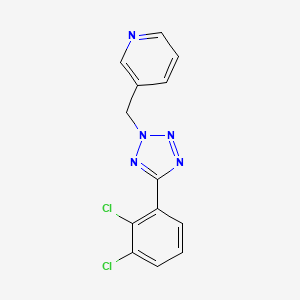 3-((5-(2,3-dichlorophenyl)-2H-tetrazol-2-yl)methyl)pyridine