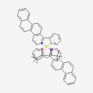 Bis[2-(naphth[2,1-f]isoquinolin-1-yl-kappaN)phenyl-kappaC](2,2,6,6-tetramethyl-3,5-heptanedionato-kappaO3,kappaO5)iridium