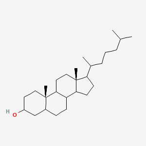 molecular formula C27H48O B14780431 (10S,13R)-10,13-dimethyl-17-(6-methylheptan-2-yl)-2,3,4,5,6,7,8,9,11,12,14,15,16,17-tetradecahydro-1H-cyclopenta[a]phenanthren-3-ol 