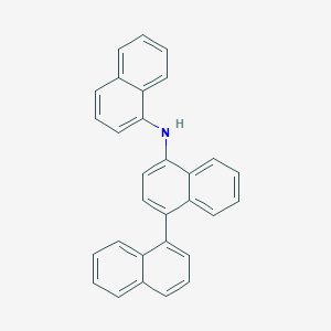 molecular formula C30H21N B14780437 N-(naphthalen-1-yl)-[1,1'-binaphthalen]-4-amine 