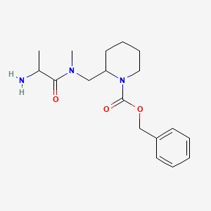 Benzyl 2-(((S)-2-amino-N-methylpropanamido)methyl)piperidine-1-carboxylate