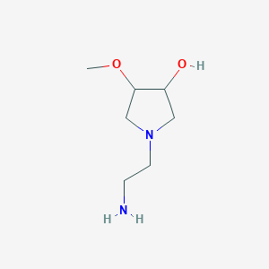 1-(2-Aminoethyl)-4-methoxypyrrolidin-3-ol