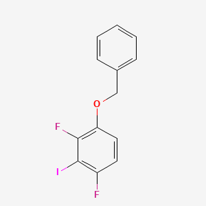 molecular formula C13H9F2IO B14780497 1-(Benzyloxy)-2,4-difluoro-3-iodobenzene 