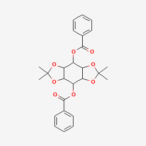 (8-benzoyloxy-5,5,11,11-tetramethyl-4,6,10,12-tetraoxatricyclo[7.3.0.03,7]dodecan-2-yl) benzoate