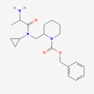 Benzyl 2-[[2-aminopropanoyl(cyclopropyl)amino]methyl]piperidine-1-carboxylate