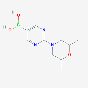 [2-(2,6-Dimethylmorpholin-4-YL)pyrimidin-5-YL]boronic acid