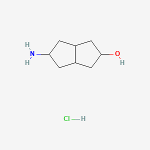 5-Aminooctahydropentalen-2-ol hydrochloride