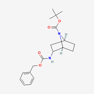 tert-butyl (1S,4S)-2-(phenylmethoxycarbonylamino)-7-azabicyclo[2.2.1]heptane-7-carboxylate