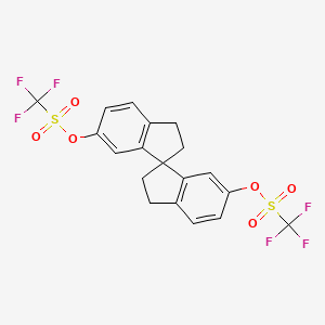 (R)-2,2',3,3'-Tetrahydro-1,1'-spirobi[indene]-7,7'-diyl bis(trifluoromethanesulfonate)