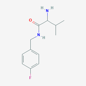 2-amino-N-[(4-fluorophenyl)methyl]-3-methylbutanamide