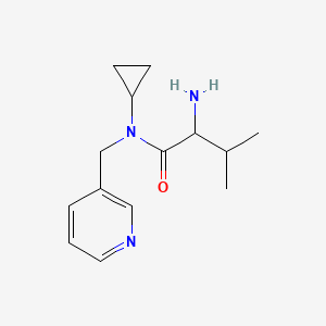 2-amino-N-cyclopropyl-3-methyl-N-(pyridin-3-ylmethyl)butanamide