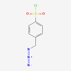 molecular formula C7H6ClN3O2S B1478070 4-(Azidomethyl)benzenesulfonyl chloride CAS No. 1803592-83-7