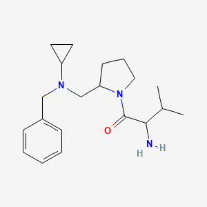 2-Amino-1-((S)-2-((benzyl(cyclopropyl)amino)methyl)pyrrolidin-1-yl)-3-methylbutan-1-one