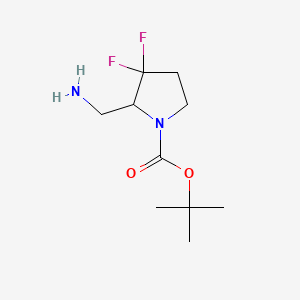 Tert-butyl 2-(aminomethyl)-3,3-difluoro-pyrrolidine-1-carboxylate