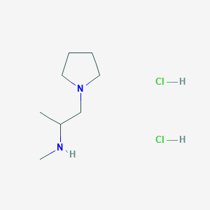 N-methyl-1-pyrrolidin-1-ylpropan-2-amine;dihydrochloride