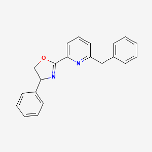 2-[(4R)-4,5-Dihydro-4-phenyl-2-oxazolyl]-6-(phenylmethyl)pyridine