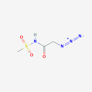 molecular formula C3H6N4O3S B1478075 2-Azido-N-methylsulfonylacetamide CAS No. 98025-60-6