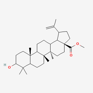 methyl (3aS,5aR,5bR,11aR)-9-hydroxy-5a,5b,8,8,11a-pentamethyl-1-prop-1-en-2-yl-1,2,3,4,5,6,7,7a,9,10,11,11b,12,13,13a,13b-hexadecahydrocyclopenta[a]chrysene-3a-carboxylate